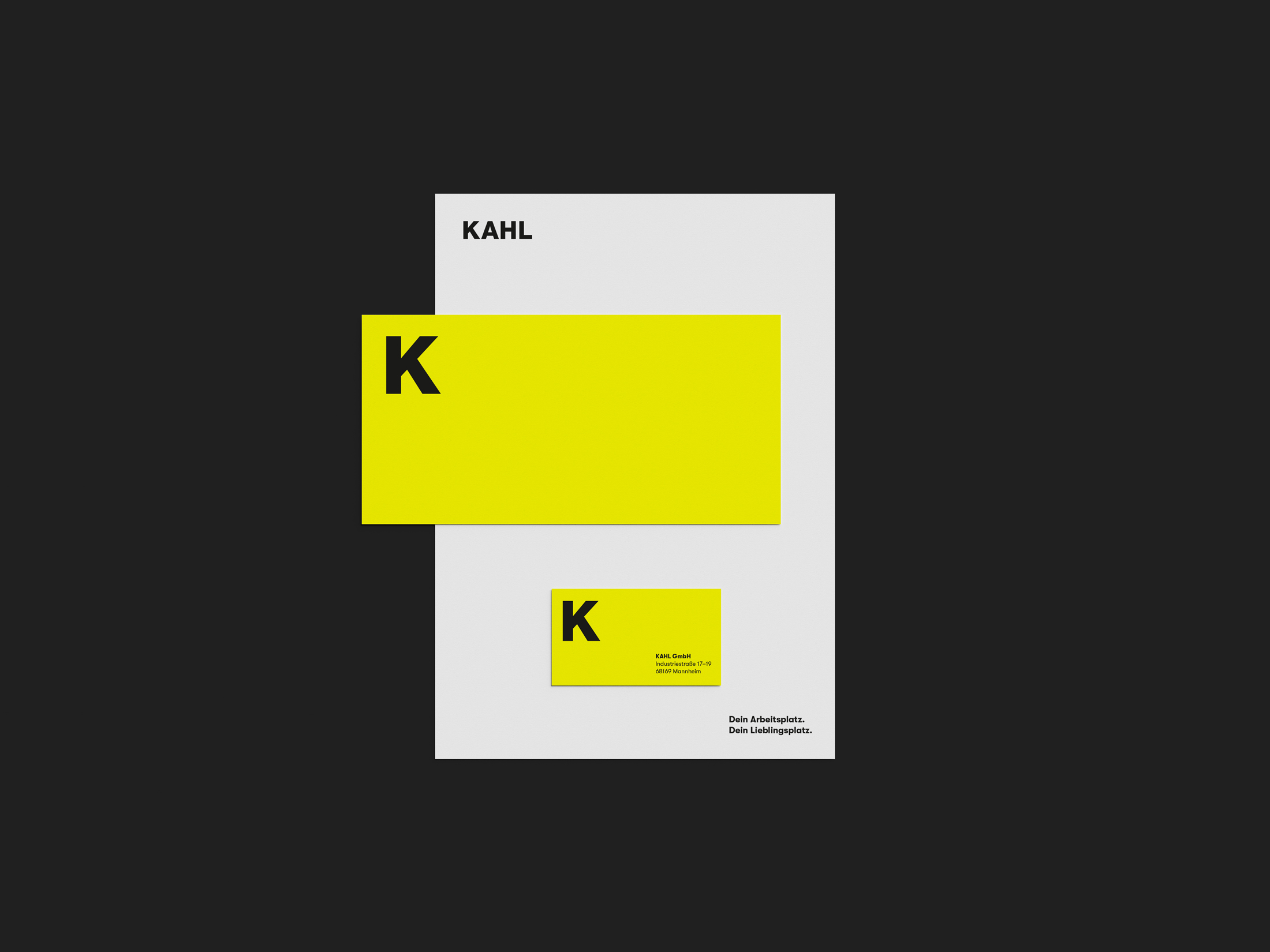 Corporate Design KAHL Mannheim