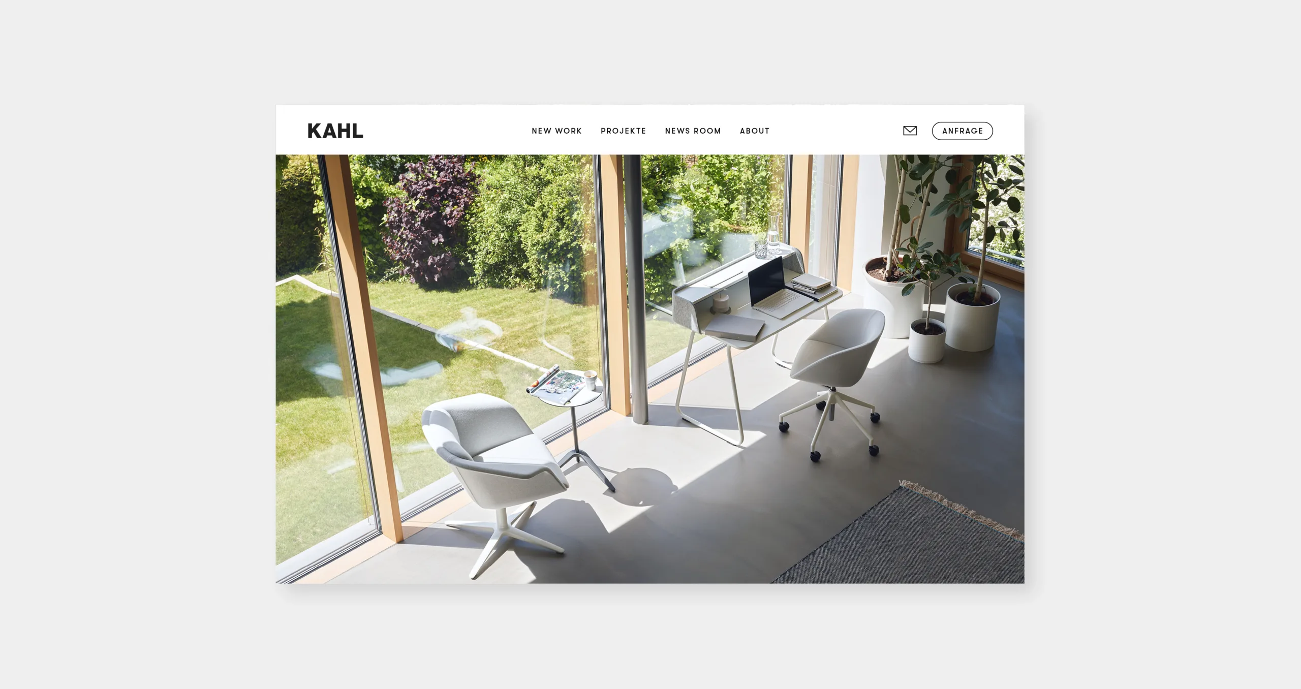 Webdesign Aschaffenburg: Ansicht einer professionellen Webseite