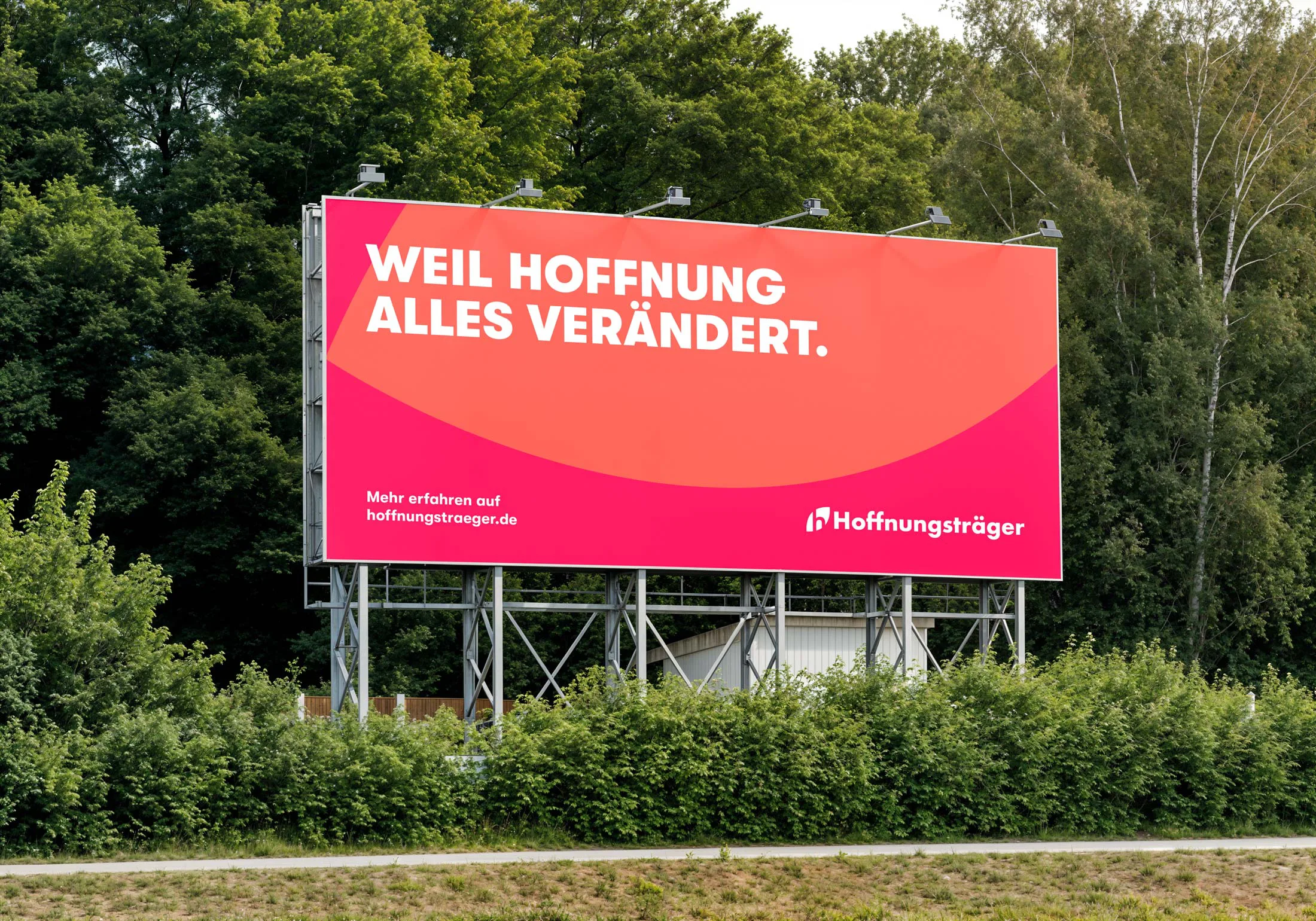 Erfolgreiche Out-of-Home-Kampagne für Hoffnungsträger. Referenz der Werbeagentur PiXELFREIHEIT aus Mannheim