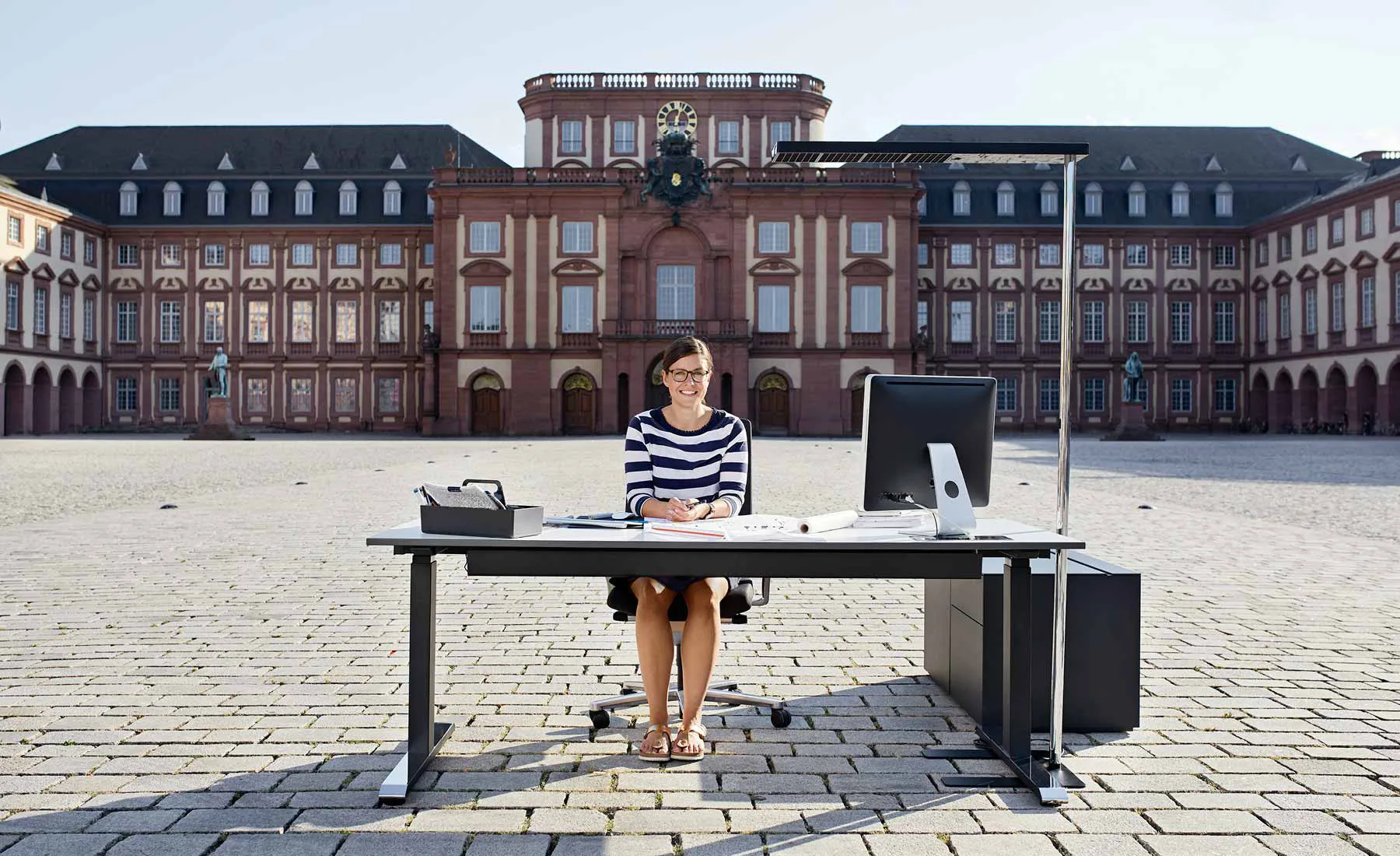 Kampagne mit dem Barockschloss Mannheim